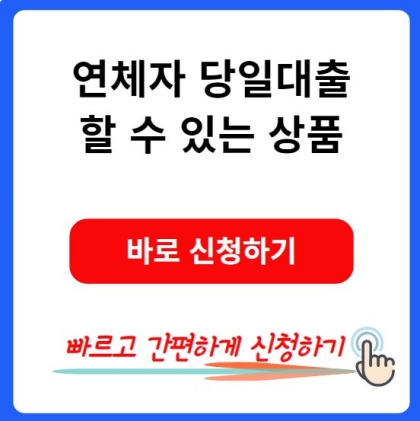 당일 연체자 대출