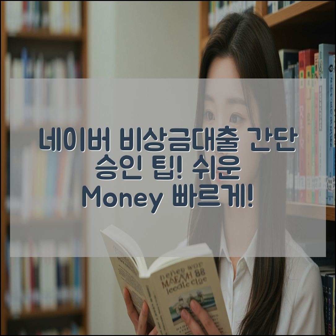 네이버 비상금대출 간단 승인 방법