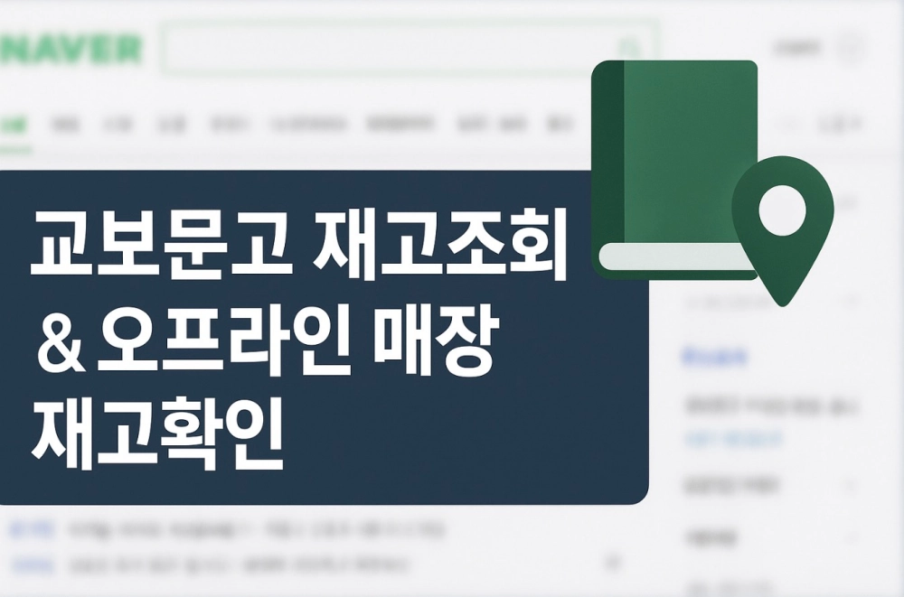 교보문고 재고조회