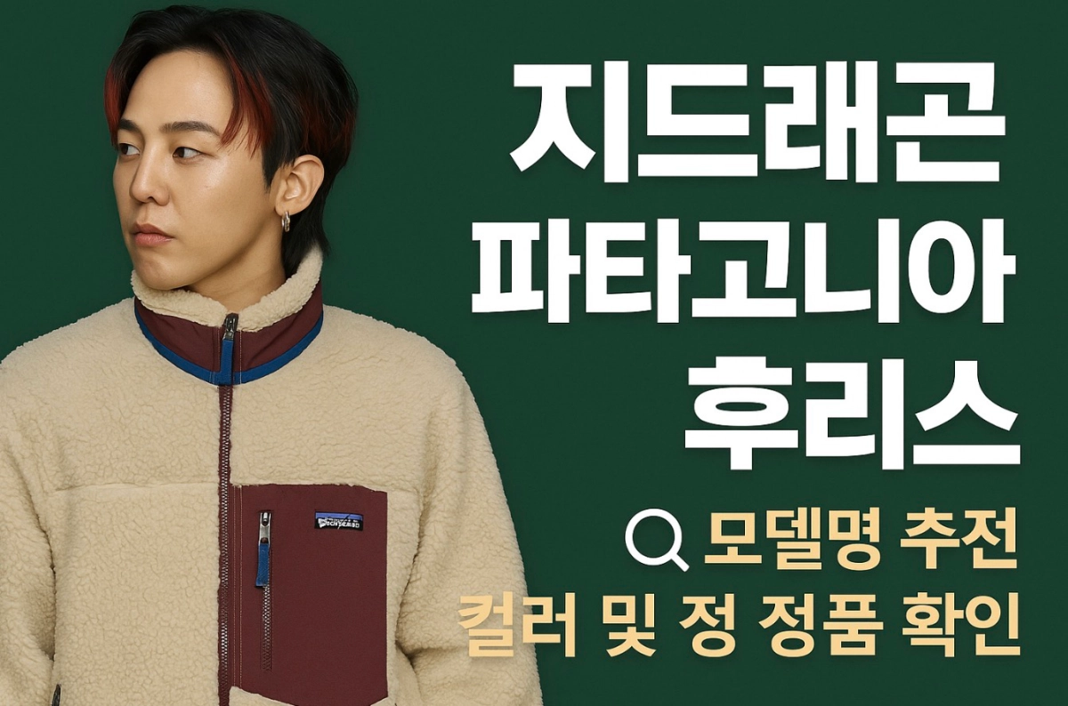 지드래곤 파타고니아 후리스