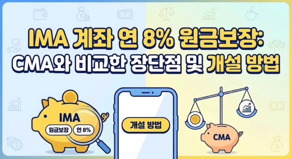 IMA 계좌 연 8% 원금보장