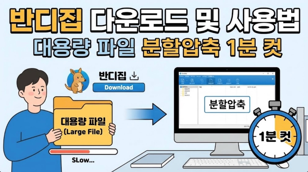 반디집 다운로드 및 사용법
