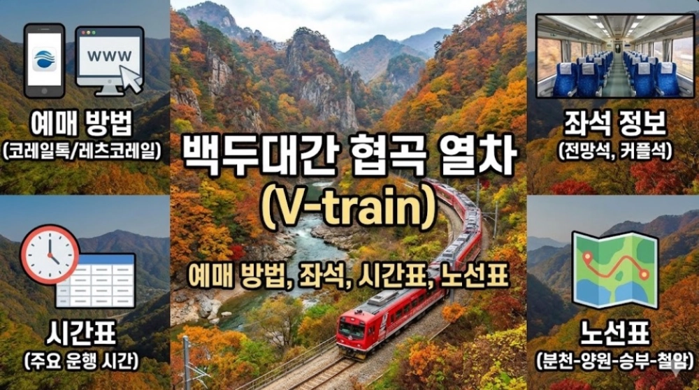 백두대간 협곡 열차(V-train) 예매