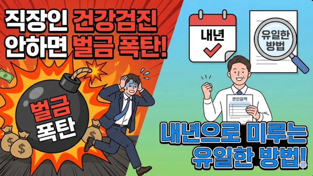 직장인 건강검진 안하면