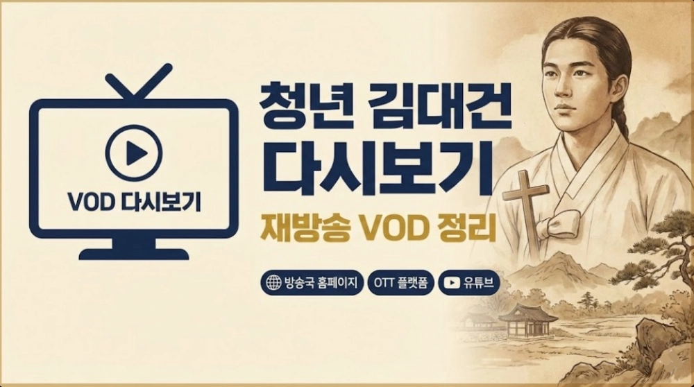 청년 김대건 다시보기 재방송
