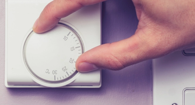 보일러 온수 온도 조절 및 외출 모드 설정 방법