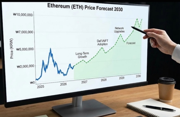 이더리움 2030년 가격 상승 전망 그래프