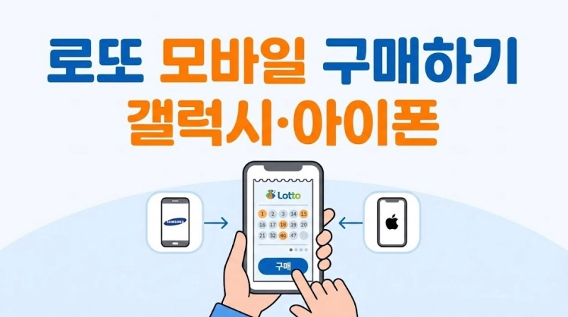 로또 모바일 구매하기｜갤럭시·아이폰