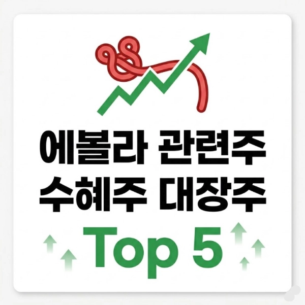에볼라 바이러스 관련주 수혜주 대장주 Top 5