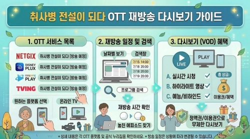 취사병 전설이 되다 OTT 재방송 다시보기 시간 요약